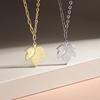 Sparkling Maple Leaf Necklace Women's Light Luxury Niche Ins Commuter Mori Collarbone Chain Summer