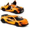 Суперкар McLaren 600LT 5 дюймов Металлическая машина Симуляция Литье под давлением и Игрушечные транспортные средства RMZ city 1:36 Сплавная модель с инерционным механизмом