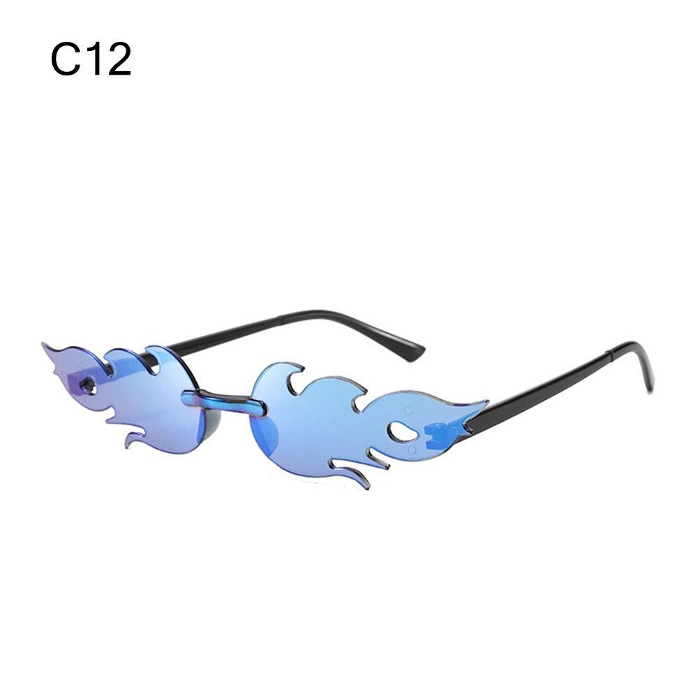 Novelty Eyewear Cosplay Party Flame Shaped Flame Sunglasses Sun Glasses Sunglasses for Women
