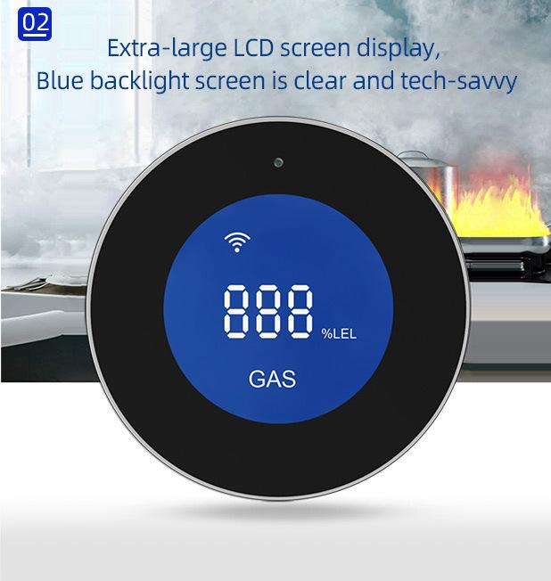 Граффити WiFi Детектор утечки природного газа Сигнализация