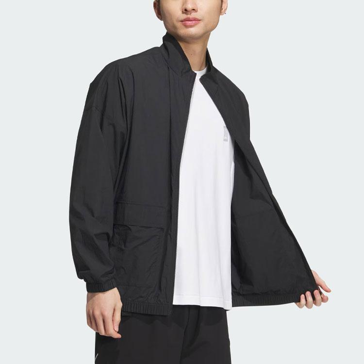 adidas Свободная куртка с моно-логотипом Мужская верхняя одежда черная IT3954