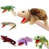 Adorable Lizard Puppet Plush Toy Soft Reptile Stuffed Animal For Kids Customizable Picture Design Short Plush 50cm Height