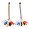 Crocodile Clip To Jump Wire 20pin Male Female Jumper Breadboard Test   Cable 20cm