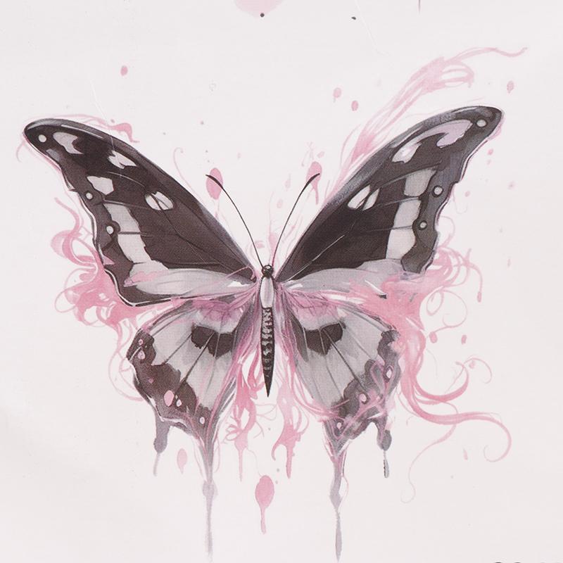 1 лист, красочные временные татуировки с бабочками для женщин и мужчин, поддельные татуировки, наклейки для взрослых, лицо, руки, боди-арт, татуировки