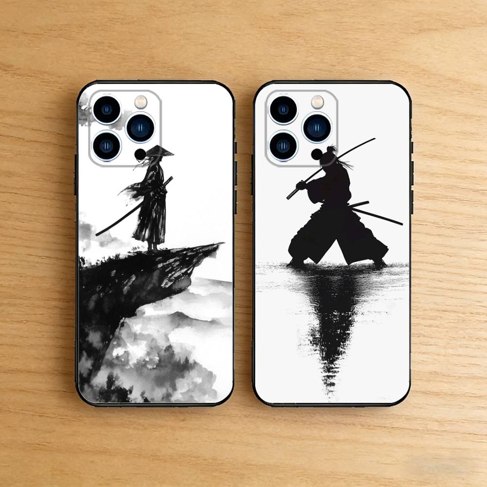Anime Samurai Case For iPhone 17 16 15 14 13 12 11 Pro Max Air 8 7 Plus X XR XS Max X TPU Bumper