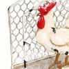 Rustic Rooster Decor Box Dispenser Creative Cocktail Napkin Holder Iron Wired Napkin Holder For Dining Bathroom Kitchen