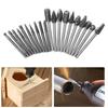 20pcs Double Cut Carbide Rotary Burr Set 1/8in Shank 1/4in and 1/8in Head Size Tungsten