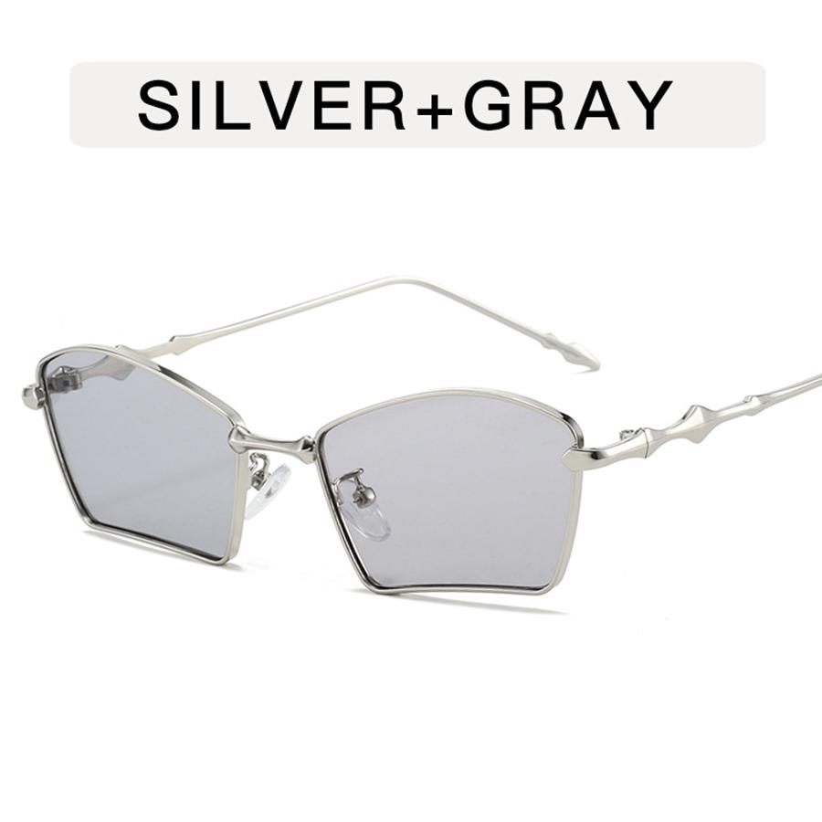 Модные солнцезащитные очки Металлические солнцезащитные очки