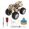 Stirling Engine Model Kit Novel Car Shape Vivid Details Stirling Engine Motor Model Educational Toy
