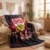 VfB Stuttgart Football Print Flannel Blanket Soft Warm Sofa Bed Throw Blanket For Home Office Bedroom