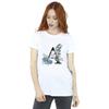 Disney Womens/Ladies Alice In Wonderland Letter A Cotton Boyfriend T-Shirt