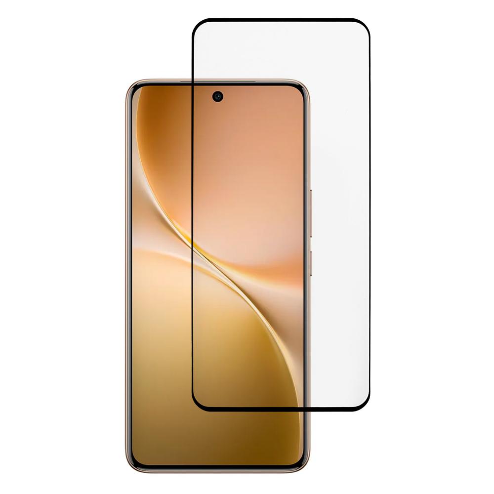 Для vivo V60 5G Защитное стекло с шелкографией 3D Высокоалюминиево-силиконовое стекло