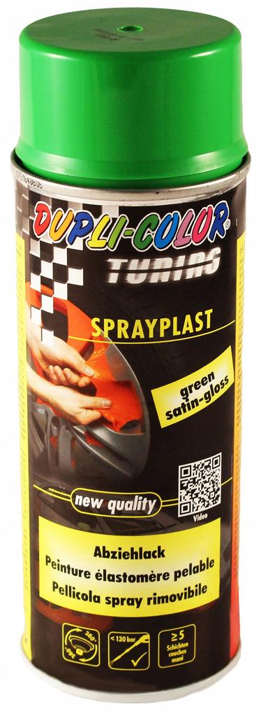 Motip liquid rubber spray foil Sprayplast 400ml Green