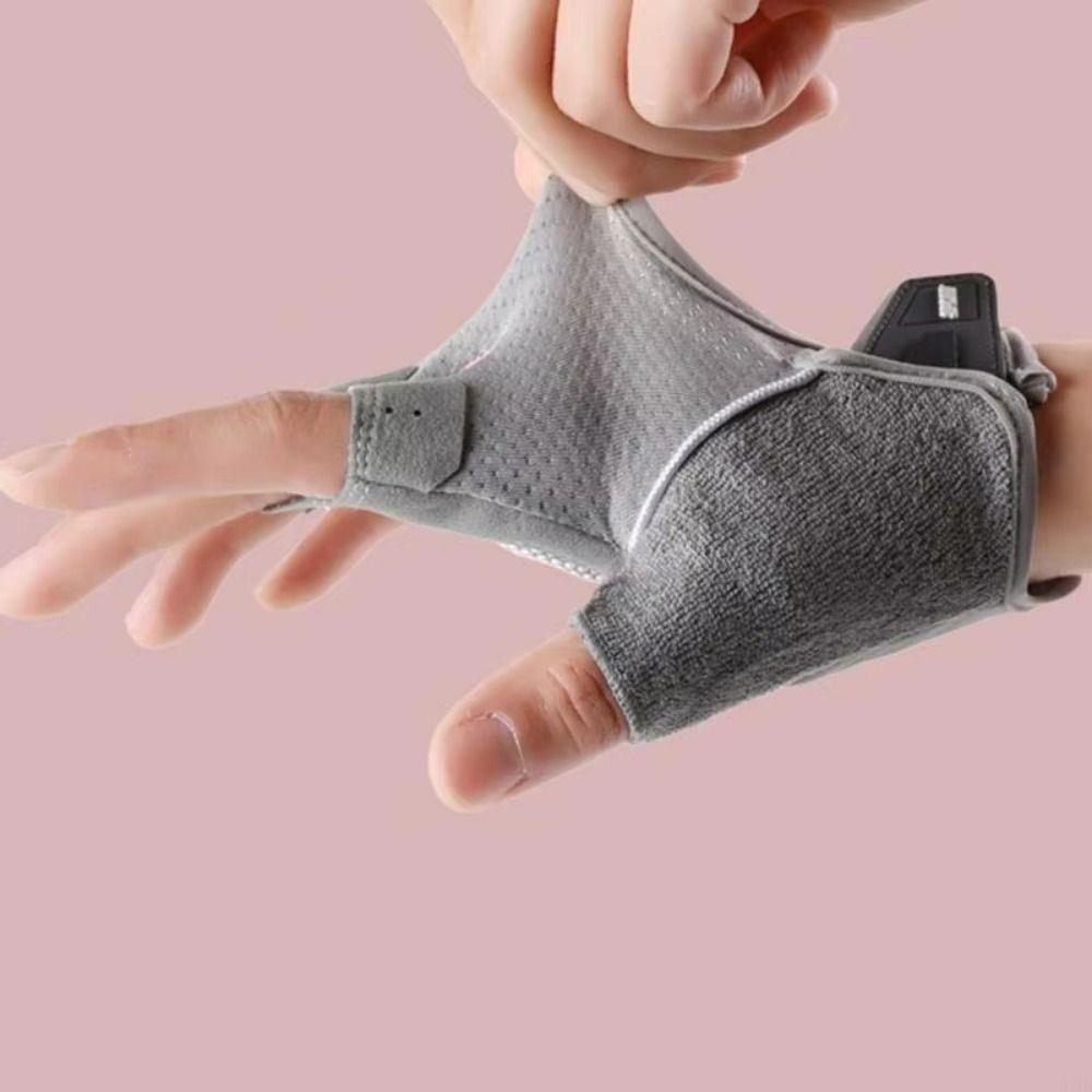Anti-Slip Racing Finger Mittens Wear-Resistant Men'S Fingerless Gloves Outdoor Sport