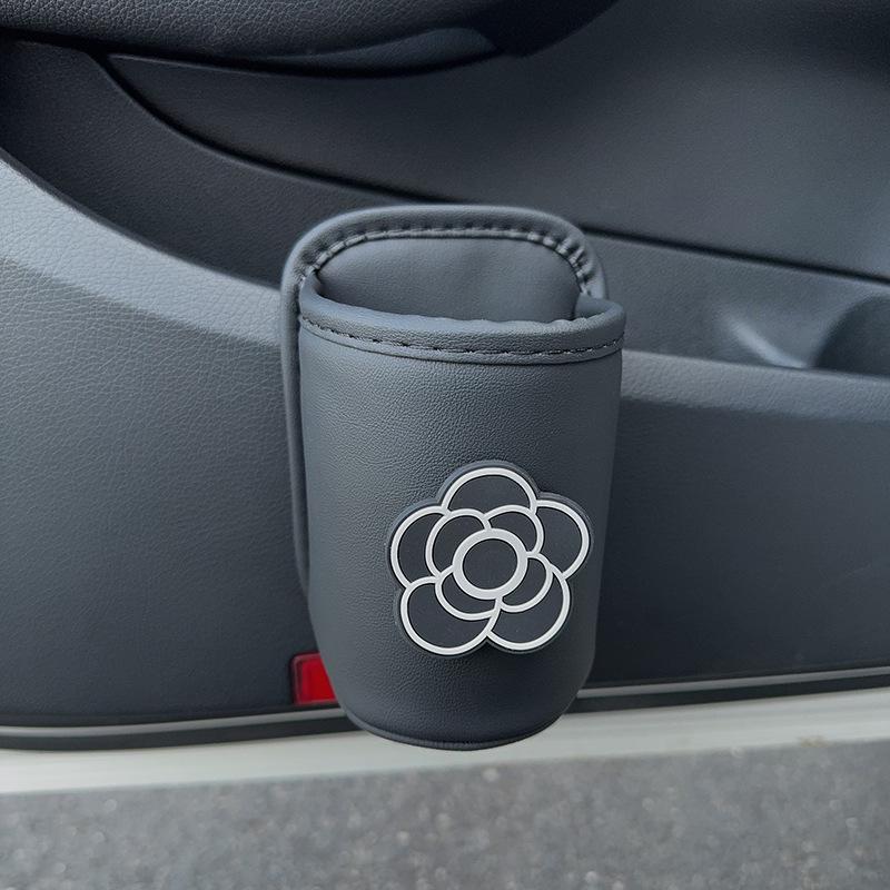 Car Seat & Door Cup Holder: Fixed Backrest Storage & Side-Mounted Drink Holder