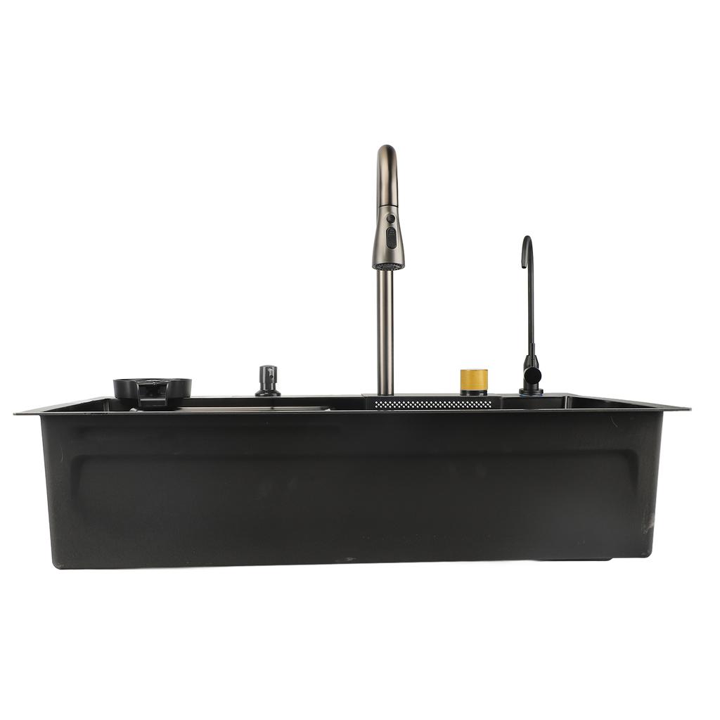 Кухонная мойка профессиональная современная простая стиль утолщенная большая емкость под столешницей из нержавеющей стали Si