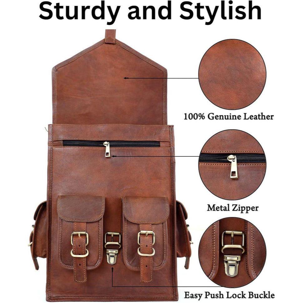 Кожаный рюкзак в подарок для него/нее, Кожаная сумка для ноутбука, Рюкзак, Сумка-мессенджер через плечо, Подарок шаферу, Подарок учителю