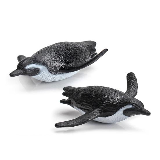 11 шт./набор Модель пингвина Мельчайшая деталь Коллекционная Твердые Антарктические Животные Фигурка пингвина Игрушка Комбо для Декора Полки