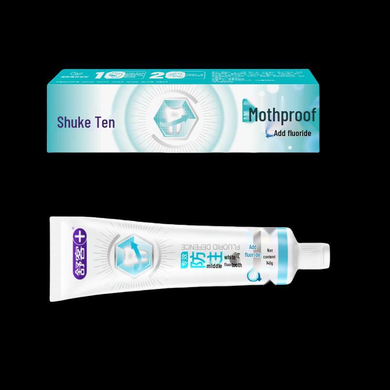 Зубная паста Shuke с фтором против кариеса, 5 штук (140 г каждый)
