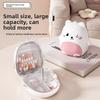 Cartoon Bear Drug Storage Case 5 Grids Mini Pill Organizer Portable Pill Dispenser Box  for Travel