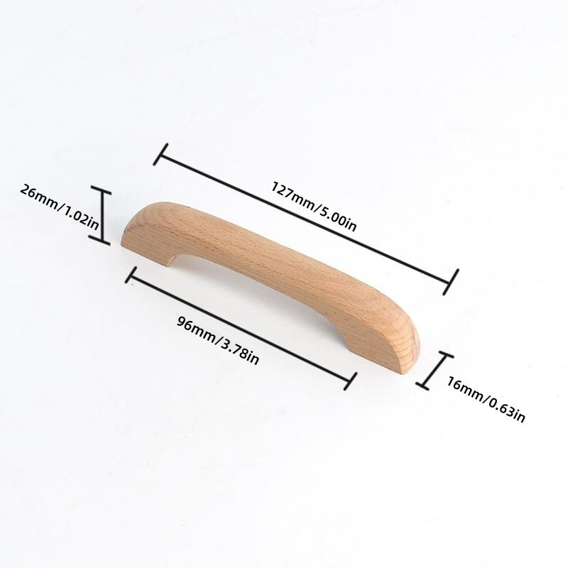 Ручка для кухонного шкафа, ящик, мебель из цельного дерева, деревянные дверные ручки, ручки для ящиков, ручки для шкафов для мебели