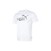 Logo Print Crew Neck Casual Short Sleeve T-Shirt Men Tops White 677125-02