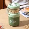 Портативная кружка для овсянки с крышкой и ложкой для студентов и офиса