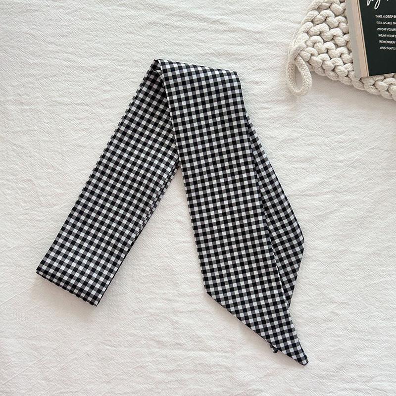 Fashion Multifunction Silk Scarf for Women  Hair Ribbons Headbands Bandana Female Bag Wrist Wrap Neckerchief Foulard Neck Ties