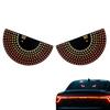 Светодиодная подсветка «Дьявольские глазки» для автомобиля, Подсветка «Дьявольские глазки» для лобового стекла, Автомобильная светодиодная подсветка для выражения эмоций, Автомобиль