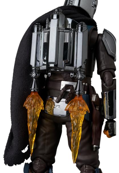 MAFEX 256 МАНДАЛОРЕЦ ХРОМ Акционная фигурка Высотой примерно 160 мм Нет. Вер. Предварительно раскрашенная фигурка,
