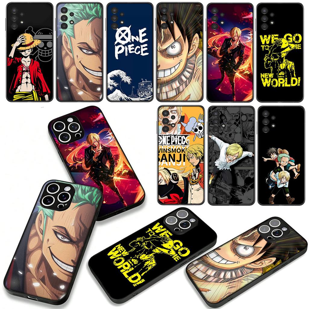 Sanji One Pieces Luffy Roronoa Zoro Phone Cover Case for Apple iPhone 17 16 15 11 Pro XS Max XR 6 7 8 Plus + SE 2020 5 16E