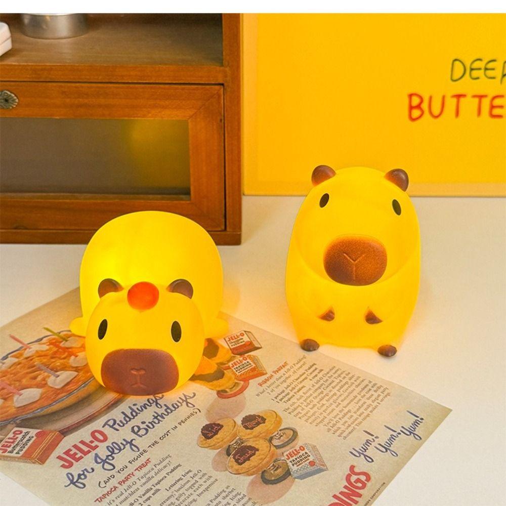 Капибара Капибара Ночник Праздничный подарок Атмосферные огни Высококачественная настольная лампа Школа Офис