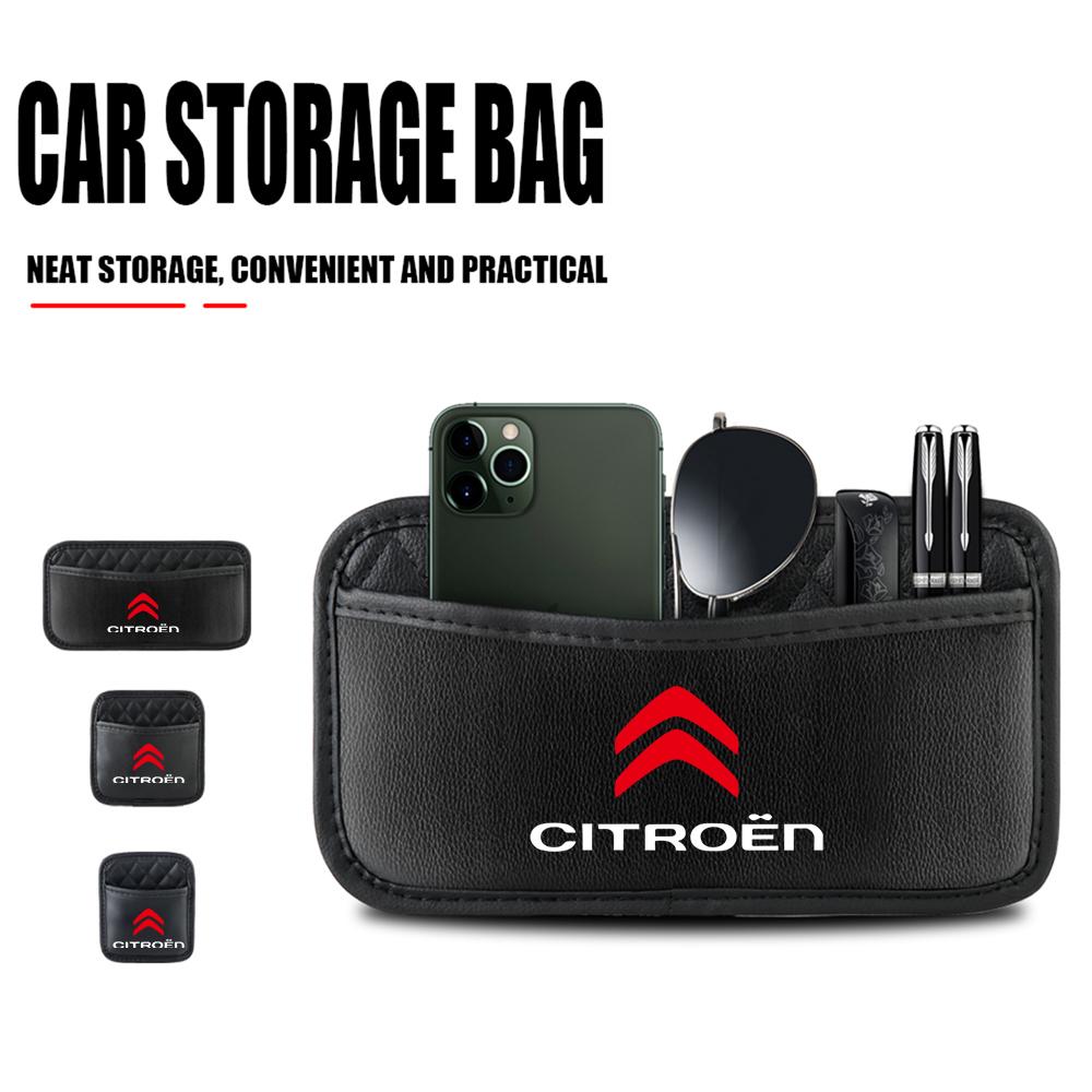 ADI1  1pcs Multifunction Car Storage Pocket Stowing Tidying Bags For Citroen C1 C2 C3 C4 C4L C5 C6 C7 C8 VTS C-ELYSEE Berlingo Xsara