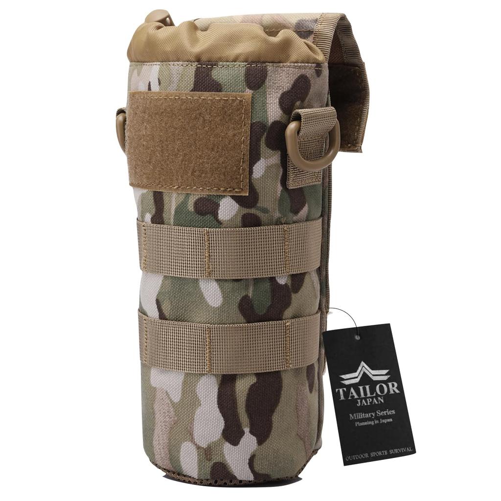 Бутылка для воды ПЭТ-бутылка Напиток MOLLE Водонепроницаемый 1000D TAILOR JAPAN Складной чехол, Чехол, Держатель, Система, (Мультикам)