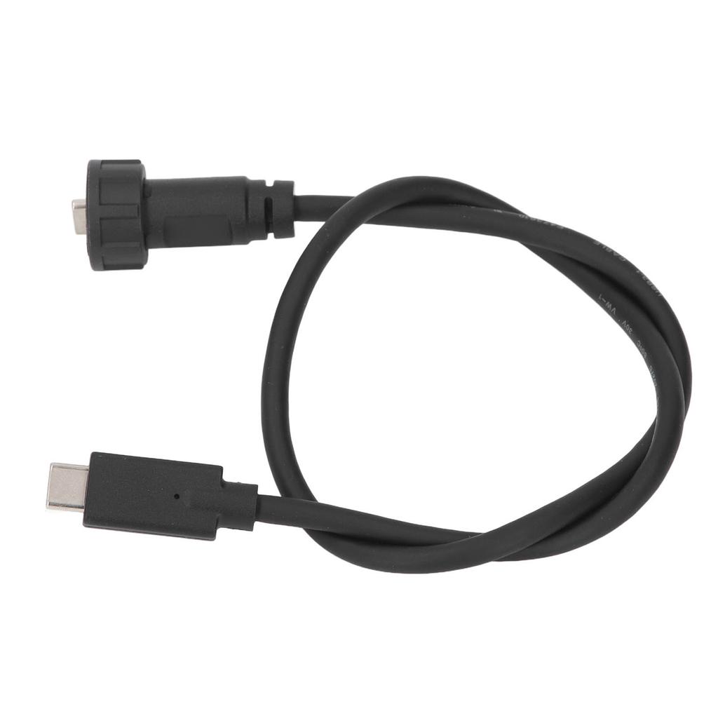 Type C Male To Male Cable 0.5m IP67 IP68 Water Proof Straight Plug USB C Extension Cable 30V 1.5A