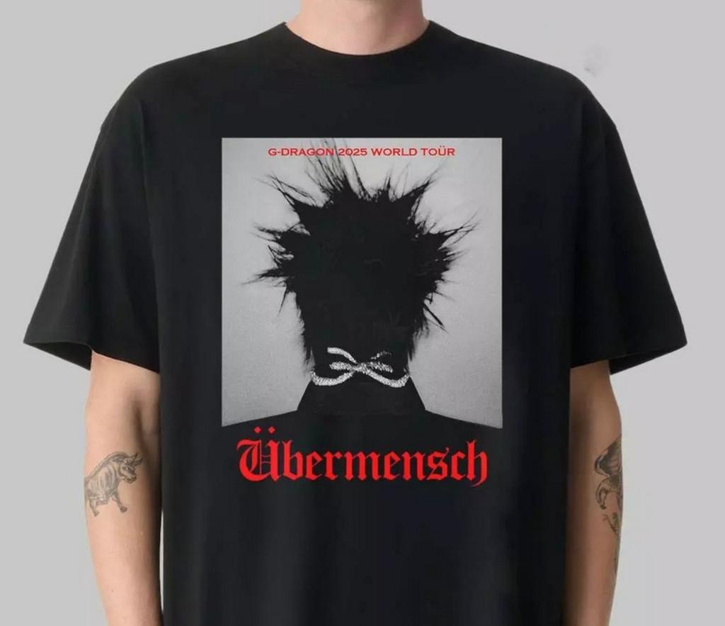 Gdragon 2025 World Tour Poster Uberunisexsch Unisex Tshirt