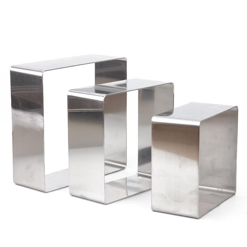 Квадратное кольцо для мусса из нержавеющей стали, форма для торта