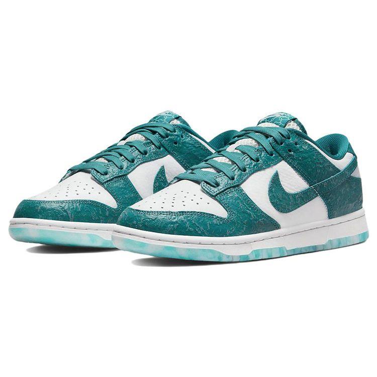 Nike Женские кроссовки Dunk Low Ocean Женские кроссовки Белый Summit-White Яркий-Еловый DV3029-100