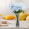 Модные 3/6 Голов Искусственные Лилии DIY Цветок Цветочная Композиция Искусственные Цветы Пластиковые Реалистичные Свадебный Букет Домашний Декор