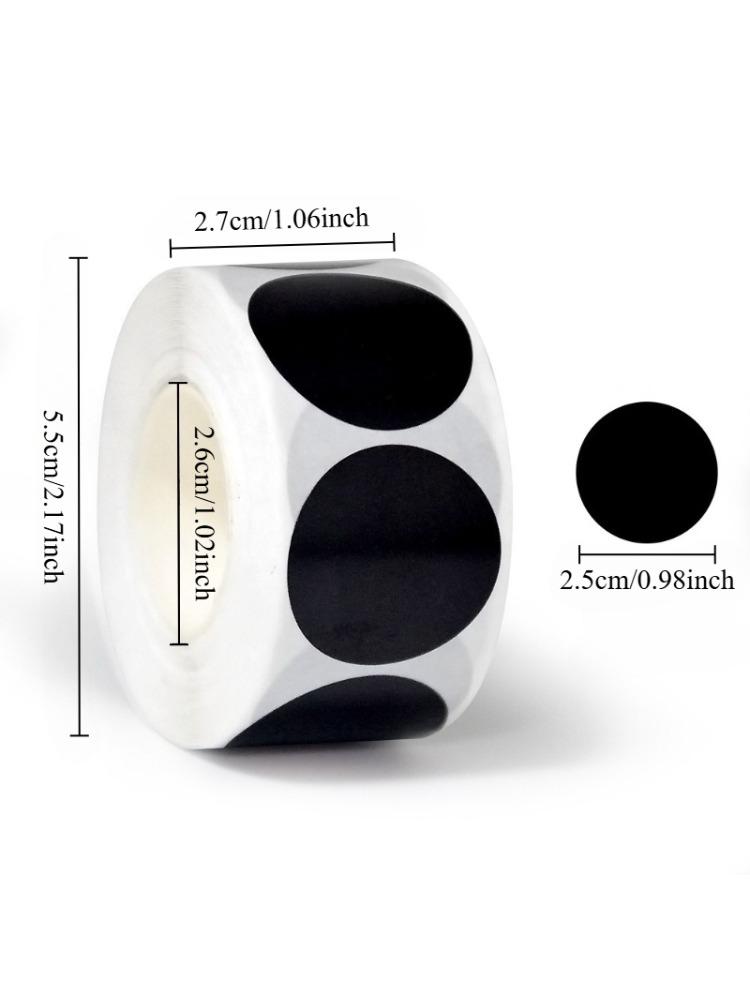 500pcs/1roll Colored Dot Stickers Circle Color Coding Labels 8 Colors Item Marking Colorful Coding Label Sticker for Office Home