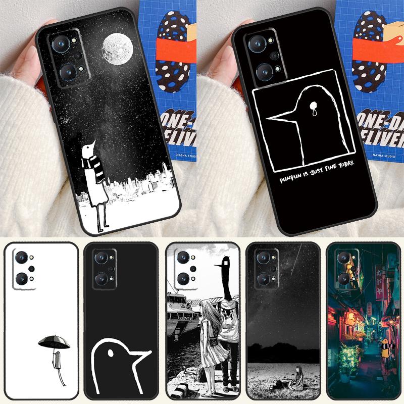 Oyasumi Punpun Для Realme 10 11 Pro Plus GT Neo 5 2T C21Y C30 C31 C33 C35 C55 OnePlus Nord CE 2 3 Lite Чехол
