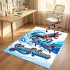 Adventure Journey Theme Crystal Velvet Rug Personalized Custom Name Text Soft Floor Mat Home Decor