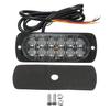 4Pcs Car Emergency Lamp Bars Flash  Red 12 Led  Flash Caution Strobe Light Bar
