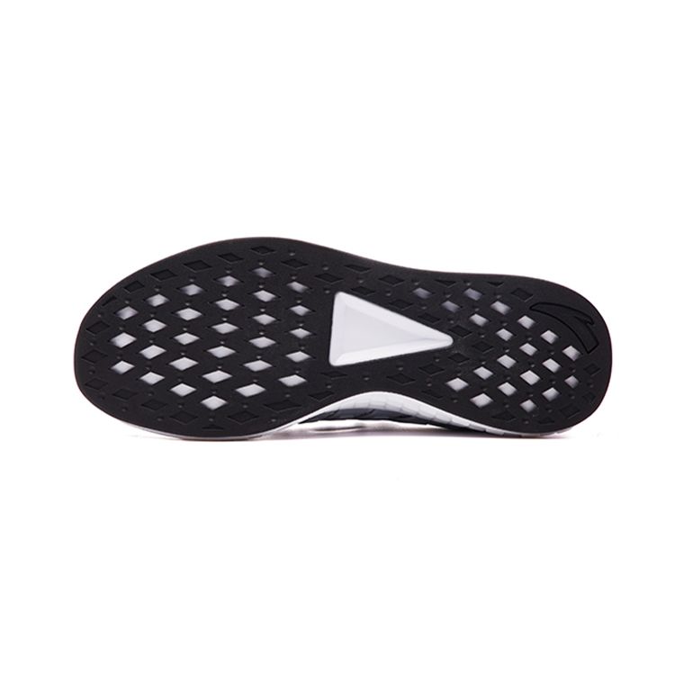 Anta Дышащие кроссовки с низким верхом для бега, мужские кроссовки, серые, белые 91815555-3