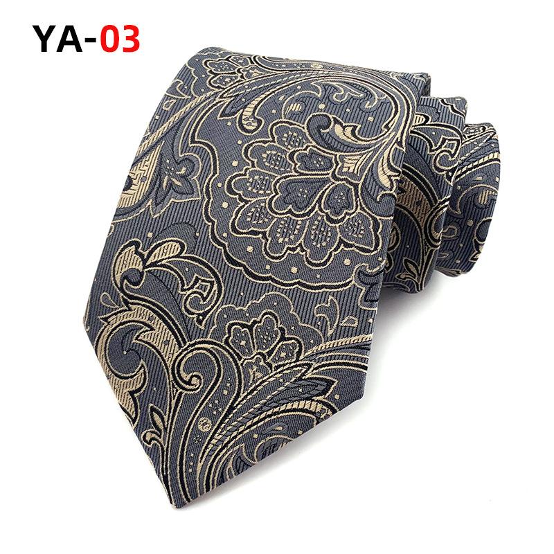 Cozy Up 3,15 дюйма(8 см) Модный полосатый мужской галстук с узором Пейсли в клетку с цветочным узором для свадьбы