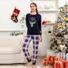 Рождественский семейный комплект для родителей и детей с домашним принтом РОЖДЕСТВЕНСКАЯ ПИЖАМА, комплект из двух предметов
