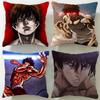 Популярный аниме Baki the Grappler Наволочка Мягкая Легко стираемая Чехол для подушки Универсальный для Дивана Кровати Путешествий и Офиса