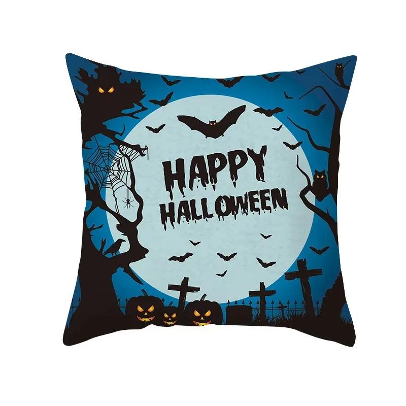 Taie d'Oreiller Theme Halloween, Voiture Fantôme, Horreur, Бюро, Салон, Канапе