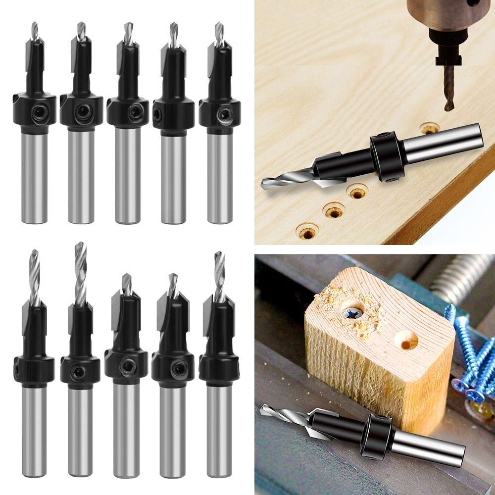 Cutter Screw Extractor Remon Demolition Woodworking Drill Bit Countersink Drill Bit Round Shank