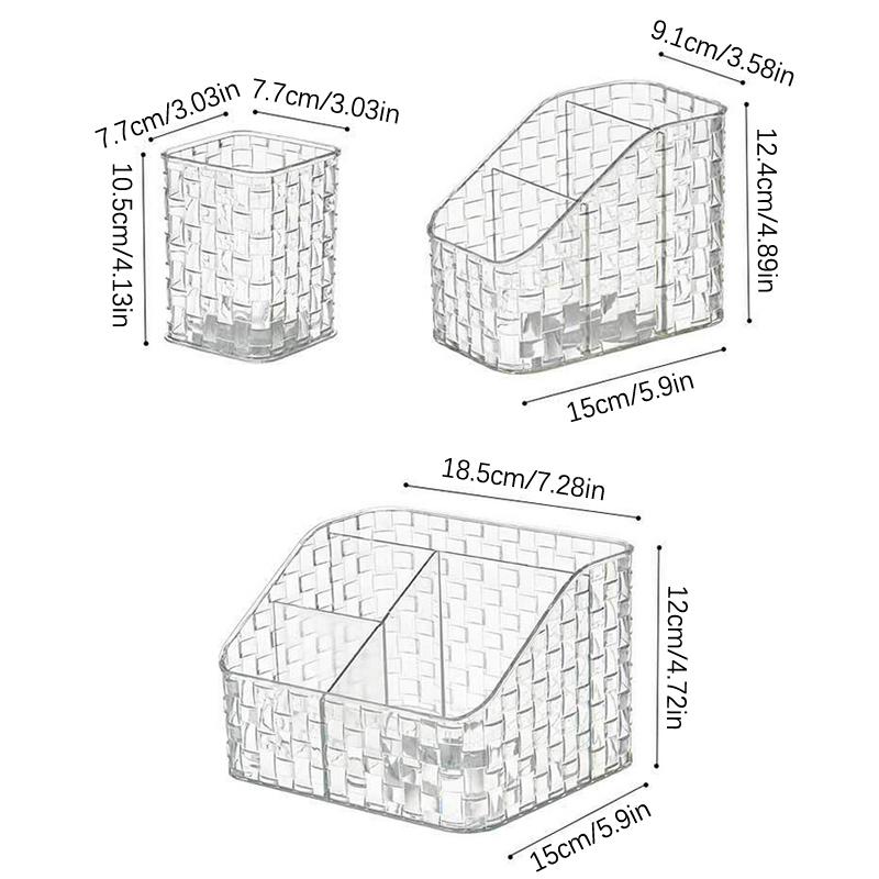 Прозрачный акриловый держатель для кистей для макияжа, настольный органайзер для косметики, коробка для хранения помады, подставка для лака для ногтей, футляр для ювелирных изделий